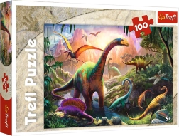 Puzzle Dinosaurs 100 Pieces – World of Dinosaurs Trefl