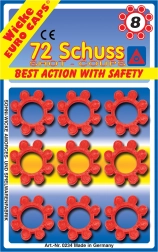 Padrunikapslid püstolitele – 8-lasuline ketas