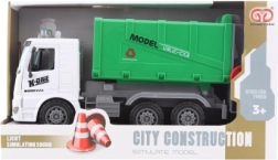 Battery-powered garbage truck