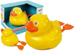 Floating Yellow Battery-Powered Bath Duck 18 cm