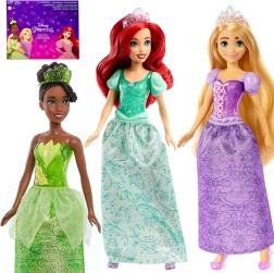 Mattel Disney printsessid – 3 nuku komplekt: Ariel, Tiana, Rapuntsel