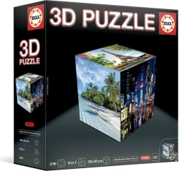Educa 3D pusle kuup Reisimine 216 tükki