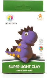 Dinosaur from lightweight clay for children