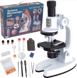Laste mikroskoop LED-valgustusega 200x/600x/1200x WOOPIE nutitelefoni adapteriga – XXL komplekt