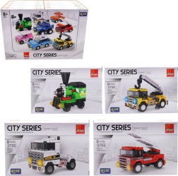 Ehitusklotsid liiklusvahenditega lastele