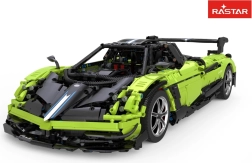 PAGANI Huayra BC 1:8 Green Sports Car Building Set Rastar