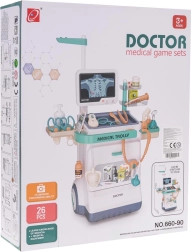 Laste arsti käru EKG ja tarvikutega