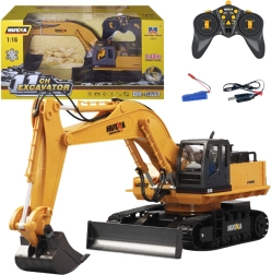 RC tracked excavator with rotating cab HUINA 1:16
