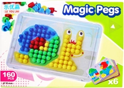 Mosaiik tihvtidega 240 tk, 15 mm