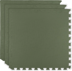 HUMBI vahumatt 180 × 60 cm – suured veekindlad pusled, ohutu, 3 tk, khaki