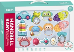 Loksutite ja närimislelude komplekt Animals, 12 tk