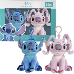 DISNEY STITCH/ANGEL plüüsist klambrite komplekt, 2 tk