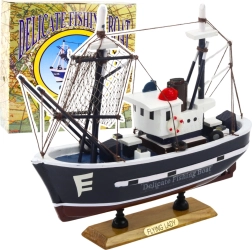 Dekoratiivne kalalaev Flying Lady mudel 24x23 cm