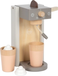 Small Foot Wooden Coffee Machine with Accessories Tasty Grey