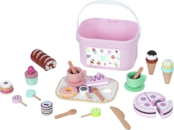 Puidust maiustuste komplekt Sweet Cake karbis