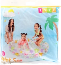 Intex täispuhutav lastebassein suvise trükimustriga 122 × 25 cm