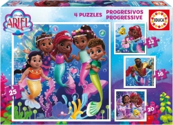 Educa pusle Disney Ariel 4v1