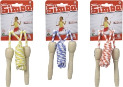 Hüppenöör Simba Be Active puidust käepidemetega 230 cm