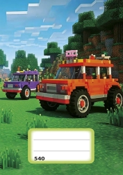 Notebook A5 unruled Car theme