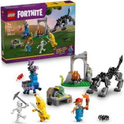 LEGO® Fortnite® 77075 Peely ja Sparkplug ning nende laager