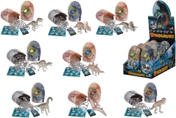 Dinosauruse figuur munas – helendab pimedas, 8 liiki