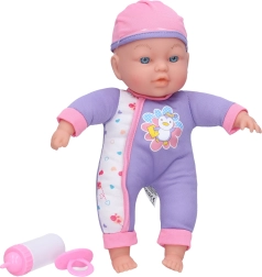 Helidega beebinukk 31 cm pehme kehaga ja tarvikutega