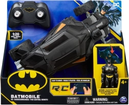 Batman Batmobile RC‑auto figuuriga 1:20, 26 cm