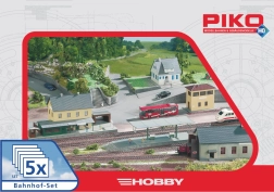 Piko Hobby hoonete komplekt raudteejaam Neustadt, 5 osa