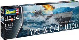 Plastmudel REVELL Saksa allveelaev Type IX C/40 U190 1:144