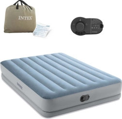 Nafukahvliga kaheinimesevoodi INTEX 203 × 152 × 36 cm sisseehitatud elektripumbaga