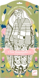 Fashion Coloring Books Bowie & Friends by Djeco