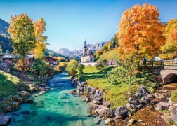 Puzzle Autumn in Ramsau 500 pieces