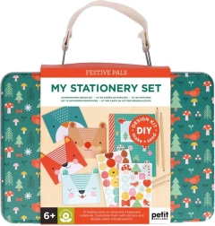 Creative suitcase letter set with animals petit collage