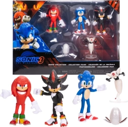 SONIC THE HEDGEHOG 3 figuuride komplekt – 5-osaline kollektsioonikomplekt