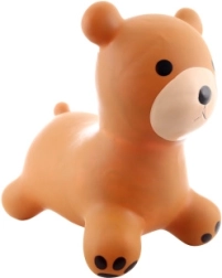 Kummist karu-hüppeloom lastele pumbaga