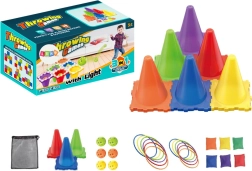 3-ühes viskemängude komplekt – sportlik treening ja lõbu lastele