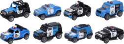 Police intervention pull-back car 10 cm