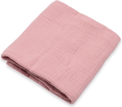 New Baby muslin blanket pink