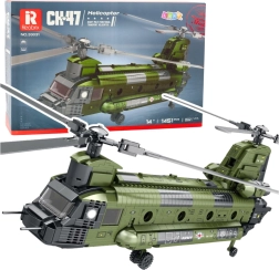 Sõjaväehelikopteri CH-47 CHINOOK ehituskomplekt – 1451 detaili