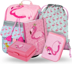 Koolikomplekt Zippy Flamingo: ranits, pinal, sussikott, kaaned, karp