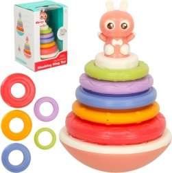 Kiikuv mänguasi Bibi-Inn meelte arendamiseks, roosa