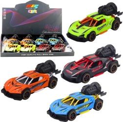 Sportauto valgus-, heli- ja suitsuefektidega