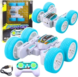 Stunt RC Car 360° 1:32 – blue double-sided