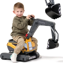 FALK wheeled VOLVO excavator set with rotating cab and bucket