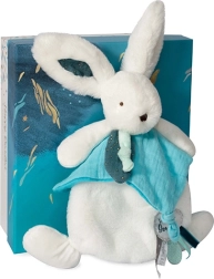 Kingikomplekt Doudou – plüüsjänku kaisutekiga 25 cm, sinine