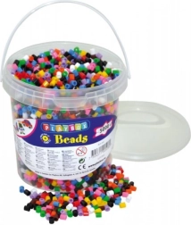 Playbox ironing beads in a bucket – basic colors, 5000 pcs
