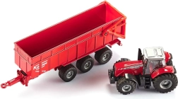 Traktori mudel MASSEY FERGUSON haagisega SIKU 1:87