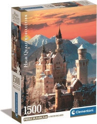 Pusle 1500 tükki, kompaktne Neuschwanstein