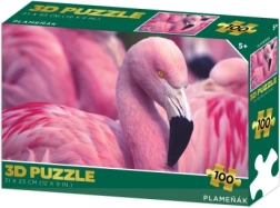 3D pusle flamingo 100 tükki