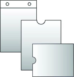 Transparent cover for time ticket 85x115 mm